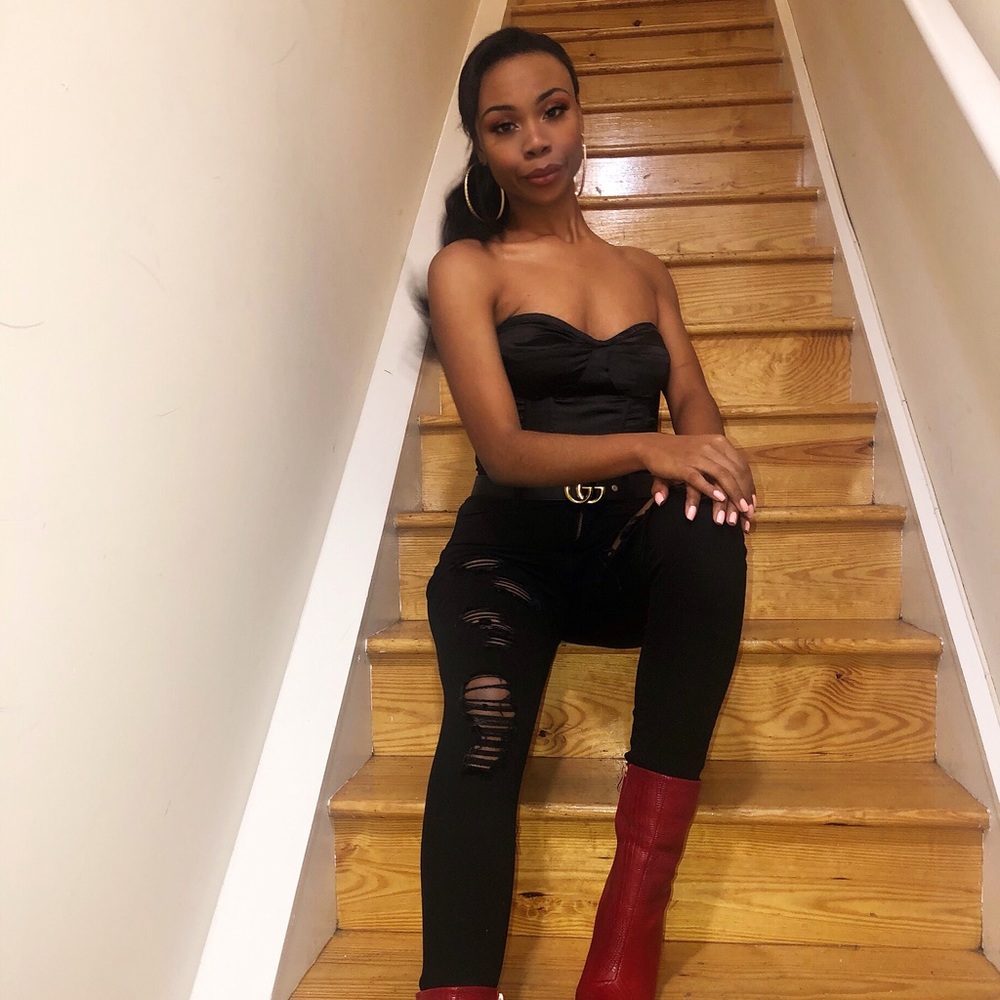 Fashionnova skinny jeans in black